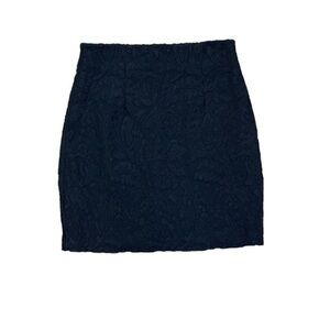 H&M Navy Lace Skirt